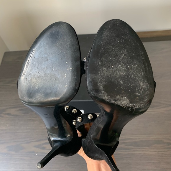 Alexander Wang Studded Suede Antonia Sandal - Picture 4 of 4